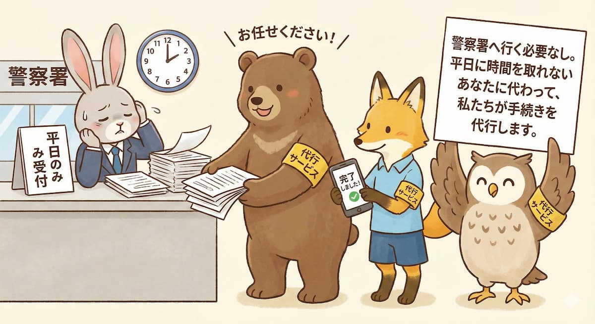 警察署に行く必要なし