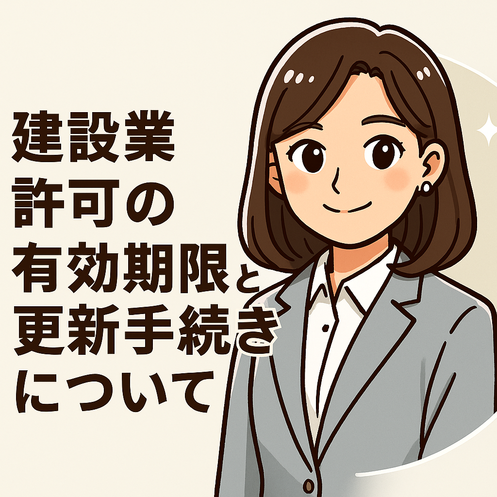 建設業許可の有効期間と更新手続きについて