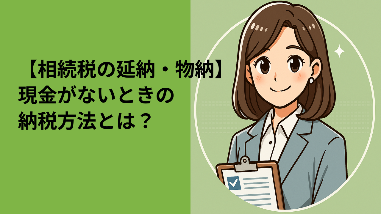 相続税は延納・物納できる？現金が足りないときの納税対策とは
