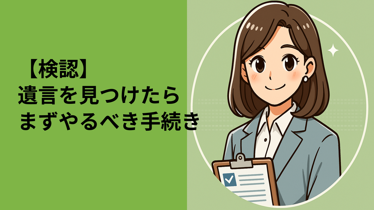 遺言の「検認」とは？家庭裁判所での手続きとその目的をやさしく解説