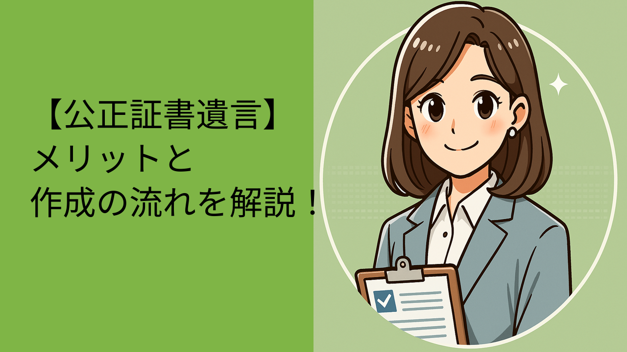 公正証書遺言とは？メリットや作成手順をわかりやすく解説！