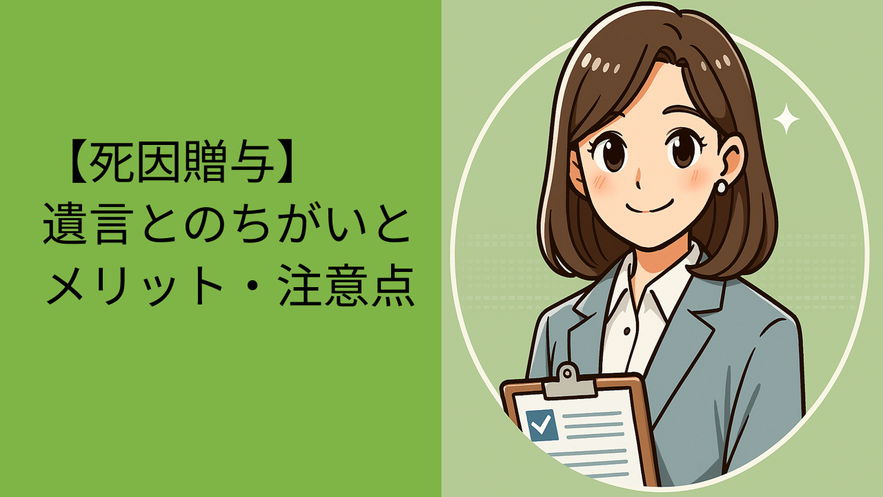 死因贈与とは？遺言との違いと注意点をわかりやすく解説！