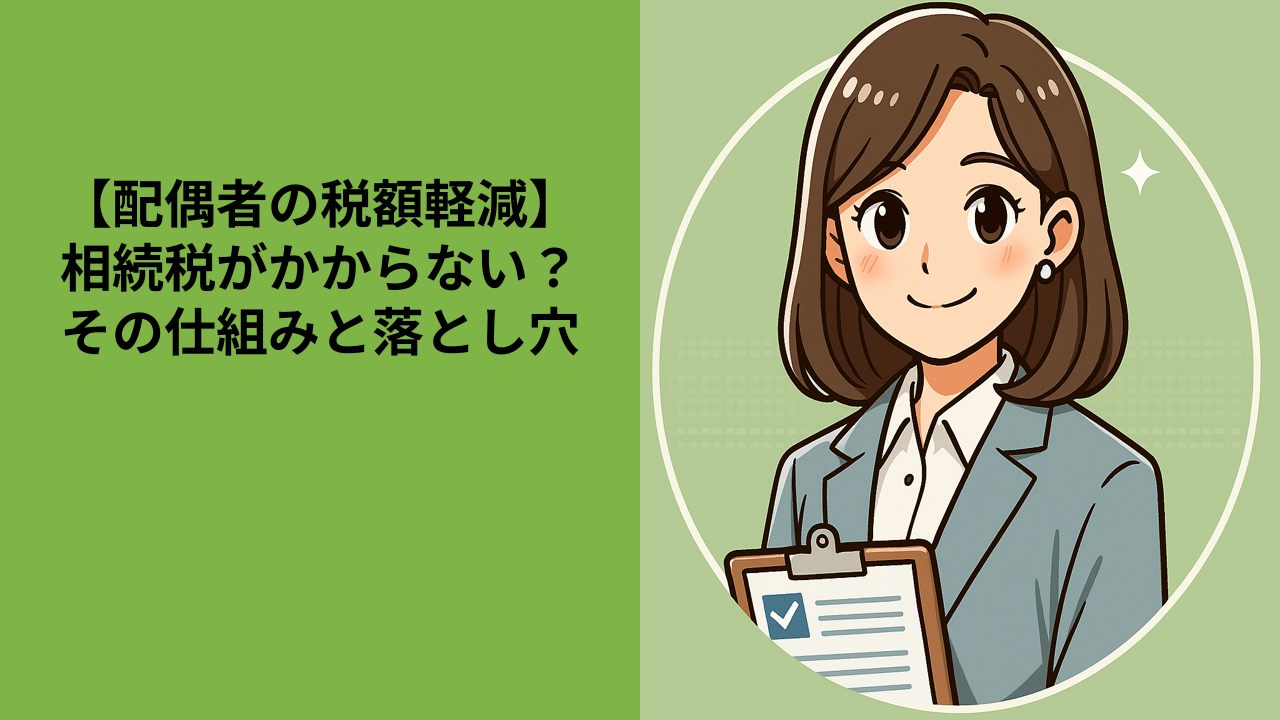 【配偶者の税額軽減】相続税がかからない？その仕組みと落とし穴