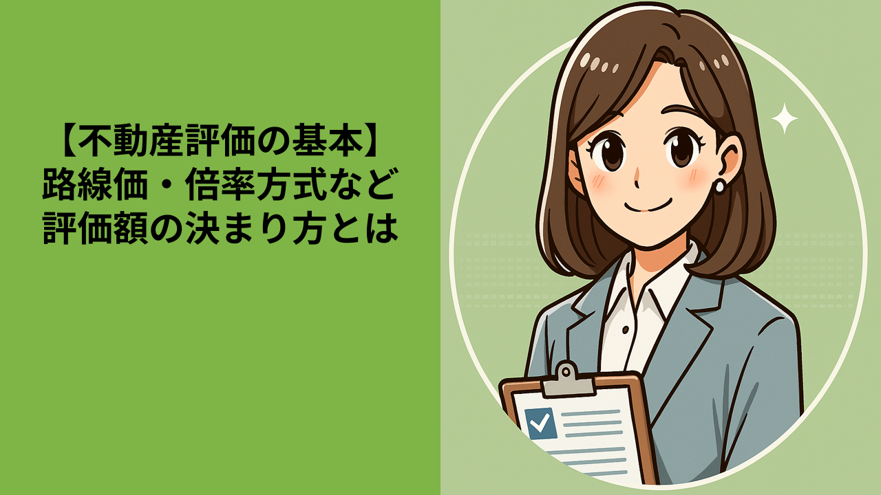 【不動産評価の基本】路線価・倍率方式など評価額の決まり方とは