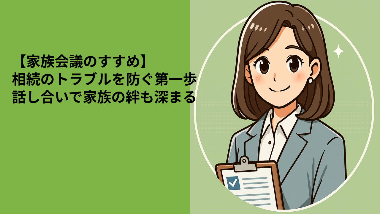 【家族会議のすすめ】相続のトラブルを防ぐ第一歩｜話し合いで家族の絆も深まる