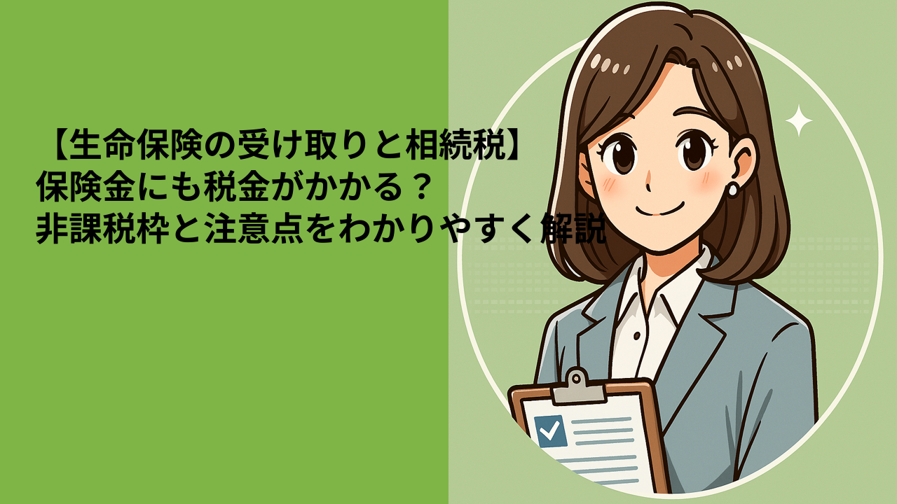 【生命保険の受け取りと相続税】保険金にも税金がかかる？非課税枠と注意点をわかりやすく解説