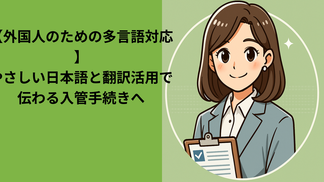 外国人のための「多言語対応」の工夫