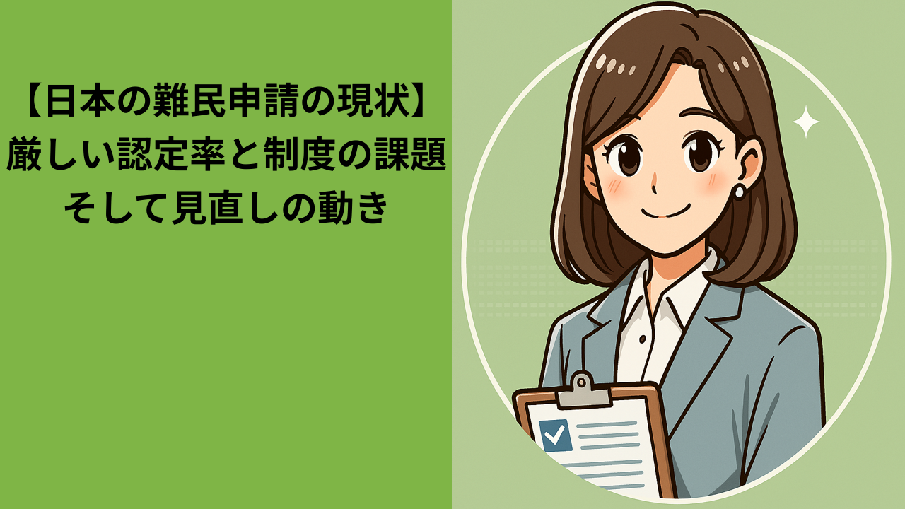 日本の難民申請の現状｜低い認定率と見直しの課題
